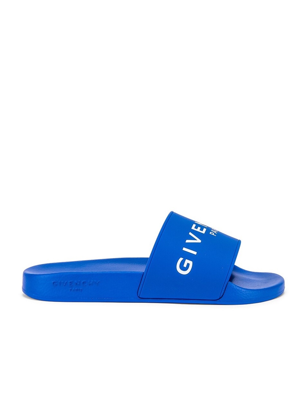 Givenchy Royal Blue Logo Slide Sandal